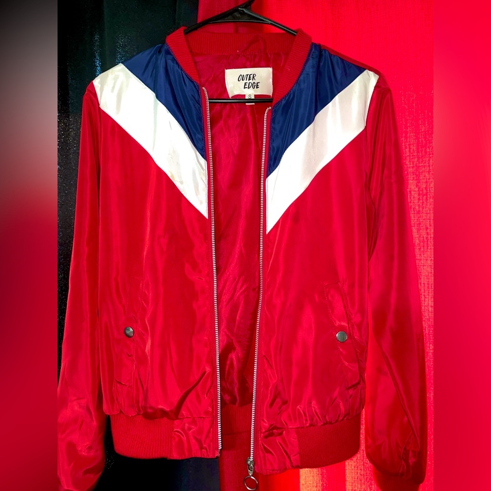 Outer Edge Red Sports Jacket Small